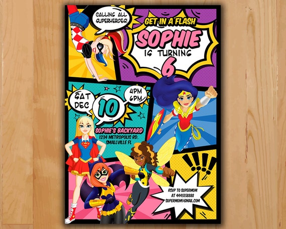 Superhero Invitation Ideas 8