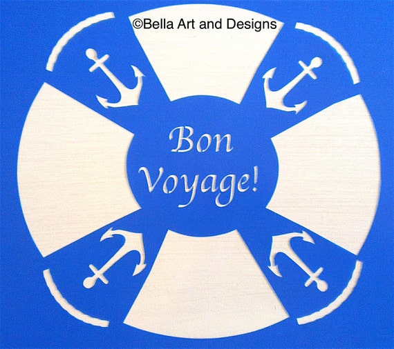 List 2 Assorted Nautical stencils Free gift with every