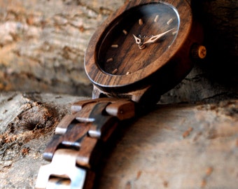 UNIQUE WATCH !!! Completely Wooden Watch | NUT 12 years Wood Watch | Wooden watch | Men's|Unisex watch | Warranty 2 years| Free engraving