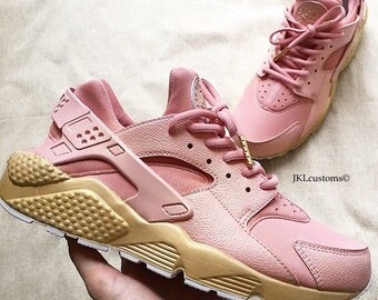 Nike Huarache Rosa Gold Nike Huarache Rosa Gold
