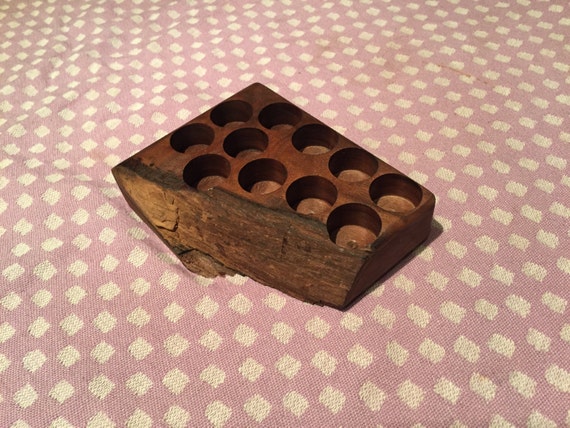 Stained Walnut Oil Holder