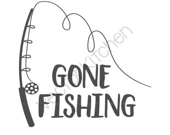 Download Gone fishing svg | Etsy