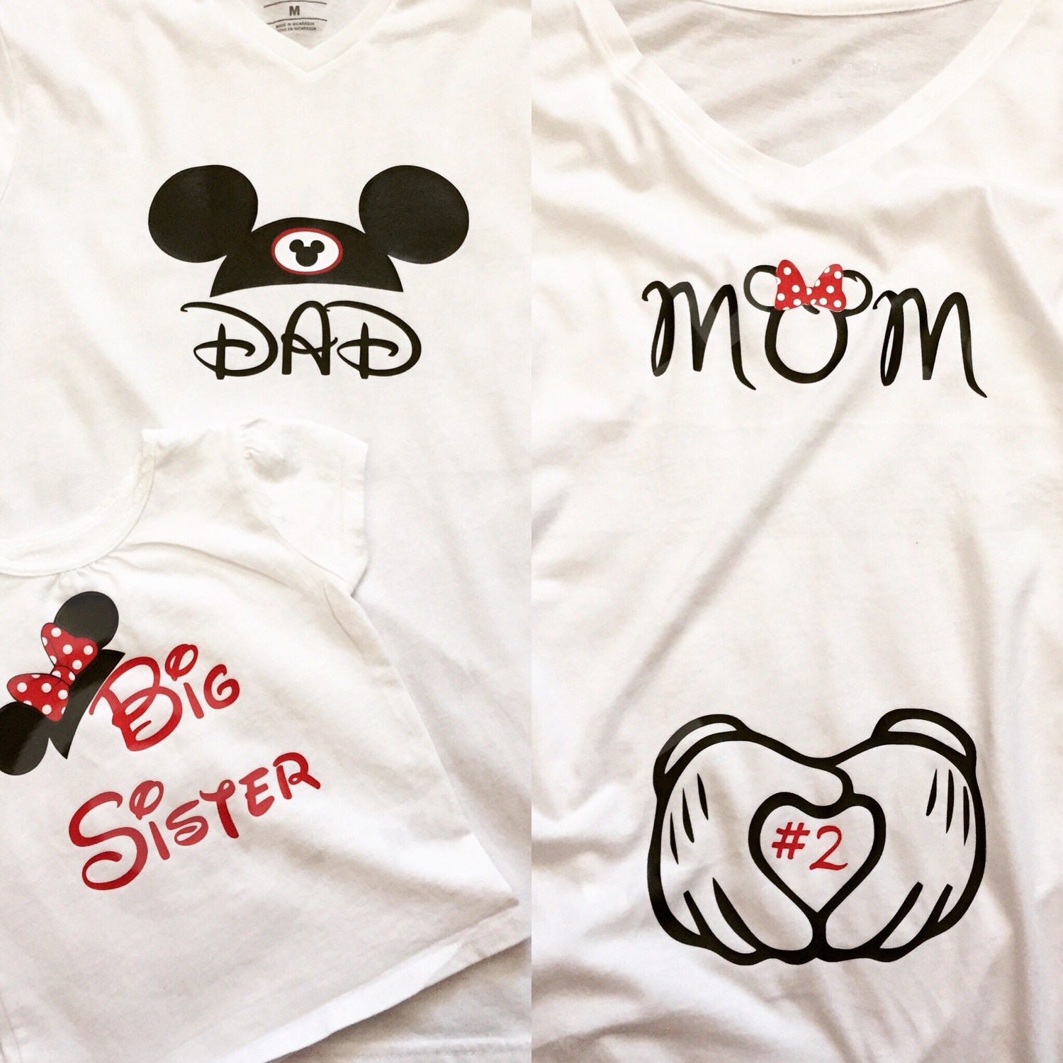 Disney Inspired Pregnancy/Maternity tank or shirt/ Family