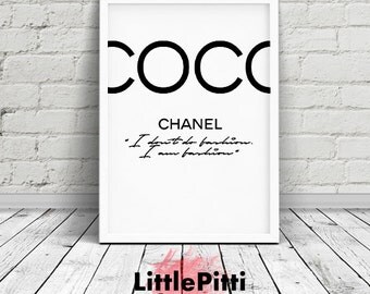 Coco Chanel Quotes | Etsy