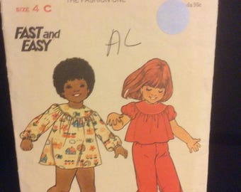 SALE!!! Butterick 3596 Pattern, Size 4C