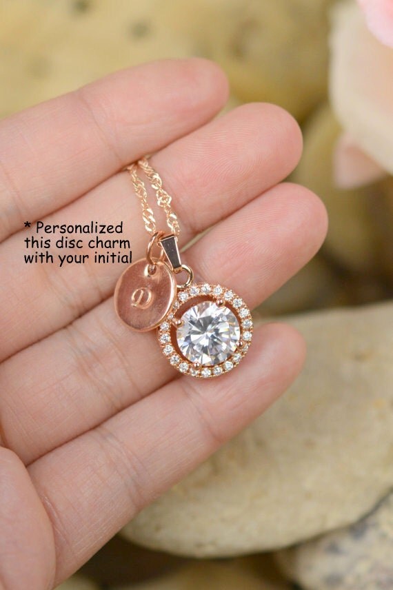 Personalized Necklace Gift Initial Necklace Pendant Necklace