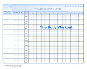 fitness tracker chart