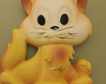 Vintage Cat Wall Decor- Kitschy Kitchen- Kitschy Decor