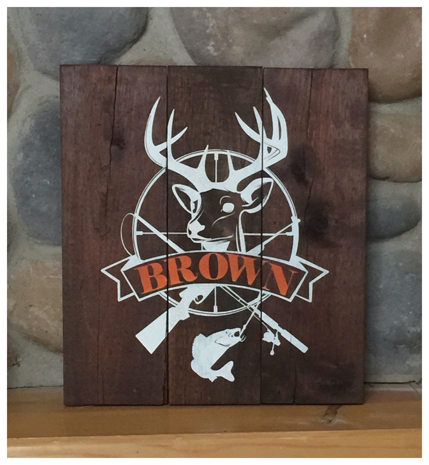 Hunting and Fishing Personalized sign Fishing Sign Hunting