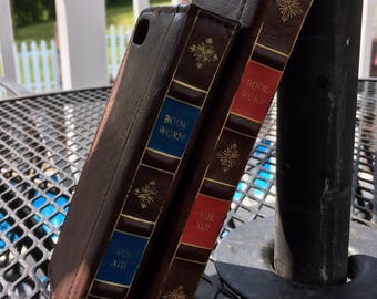 FLASH SALE! Real Leather Wallet Book Case for iPhone 6 / 6 Plus / 7 / 7 Plus/ 6s / 6s Plus / 5 / 5s / SE; vintage leather Flip book case