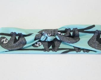 Mint Sloth Headband