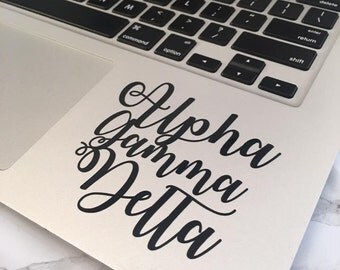 Alpha Gamma Delta Decal