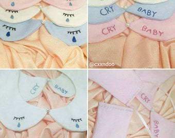 Cry baby" detachable Peter pan Collar