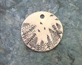 Dog Tags, Trees and Birds Dog Tag, Personalized Dog Tag, Pet Id Tag, Custom Dog Tag, Pet Supplies, Designer Dog Tag, Metal Hounds Dog Tag