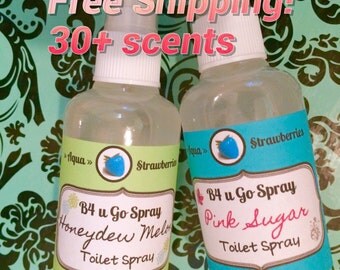 poopourri, ships free, toilet spray, bathroom spray, potty spray, b4 u go, air freshener, gag, novelty, stocking stuffer, poopouri, 2.5 oz