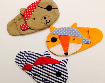 Fancy Pirate Eye patches for glasses (ablyopia, lazy eye). FREE shipping.