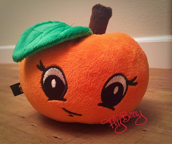 peach and goma stuffed animal