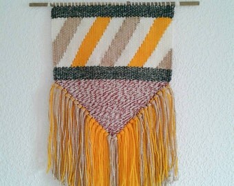 Size S Christmas collection wall weaving tapestry wall art handmade ethnic weaving