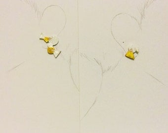 Geometric triangle earring<g-2>