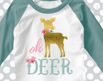 Oh Deer Svg, Cute deer SVG, EPS Png DXF, Woodland svg, Cricut Design, Digital Cut File,Spring svg, commercial use, baby deer, deer shower