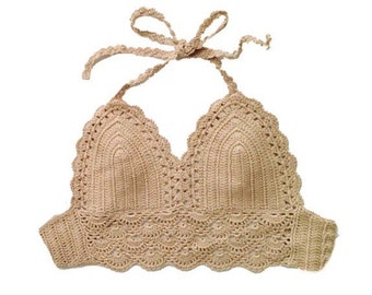 The Crochet Top// Bikini Top//Free Shipping!!!!