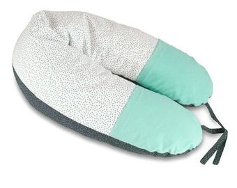 Triangles-Mint nursing pad