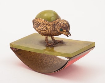 Novelty Brass and Bakelite Rocker Blotter, Circa 1920