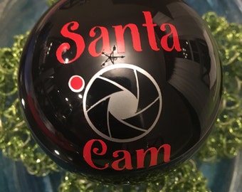 Santa Cam Ornament