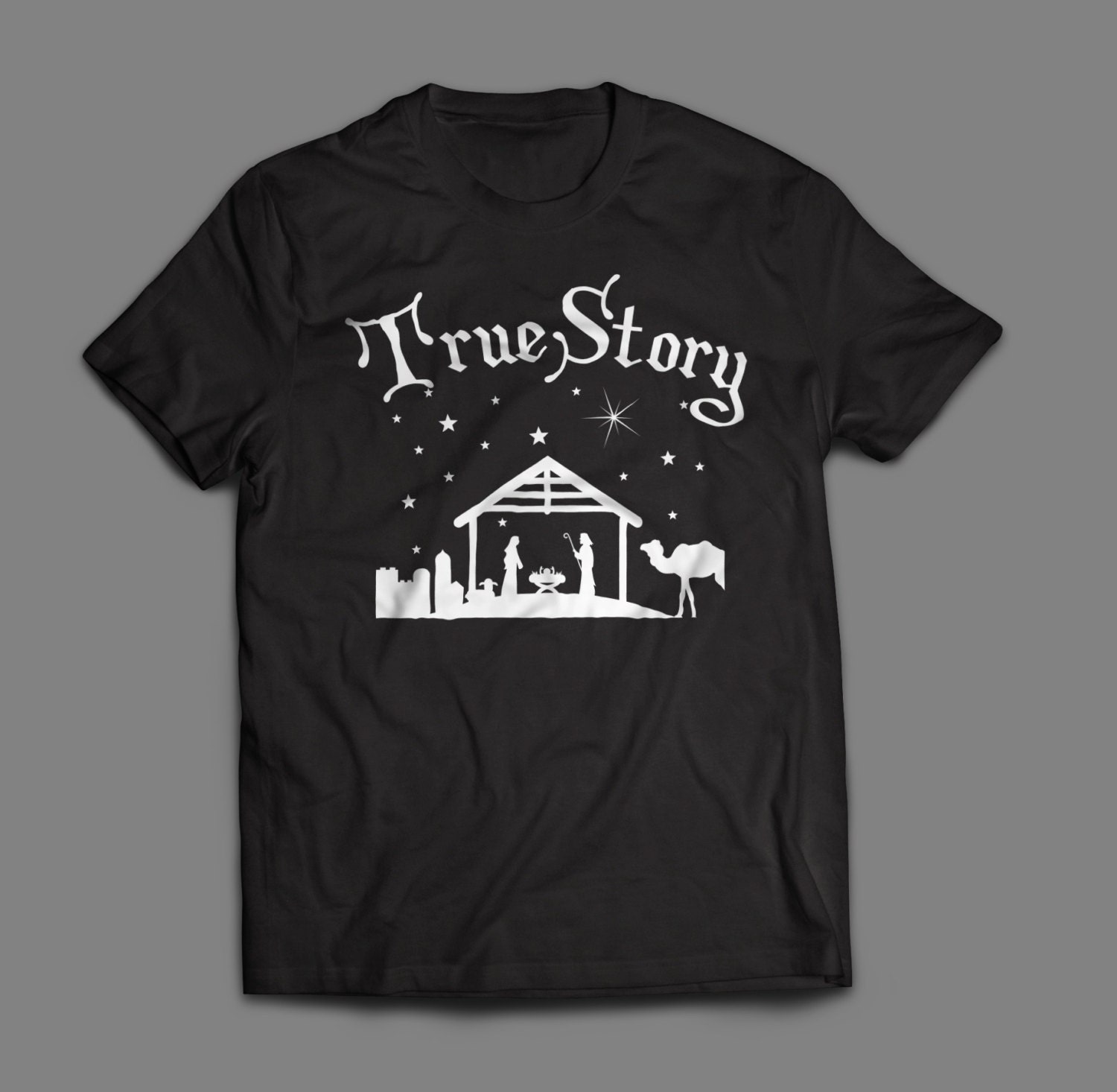 Christmas Nativity True Story Shirt S-4XL And Long Sleeve ...