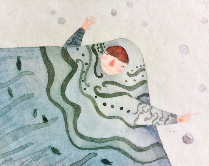 Sea boy - Original illustration