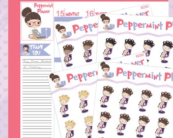 Getting that Hair Done Planner Stickers #290