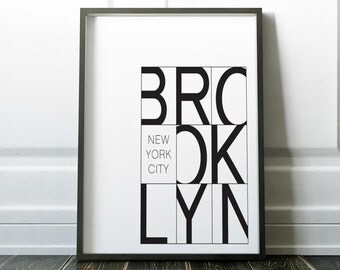 New York Poster, New York Print, Minimalist Art, Modern Typography Poster,Minimalist Print, Black and White Art, Prints, Wall Art Prints