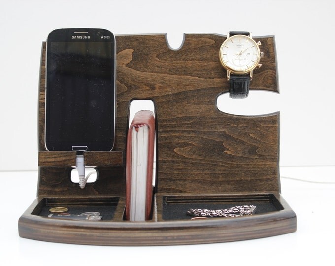 Phone Docking Station,Gift for men,Fathers Day Gift,Gifts for Boyfriend,Birthday Gifts For Men,Gifts For Husband,groomsmen gift,gift for Him