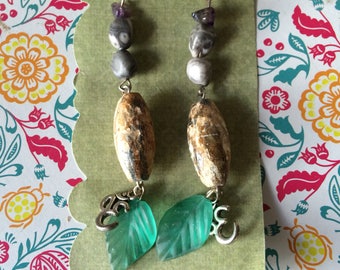 Woodland fairy bohemian earrings