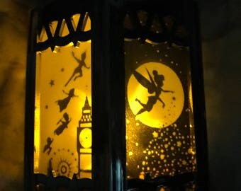 Peter Pan Inspired - Battery-Operated Plastic Mini Lanterns (Gold)