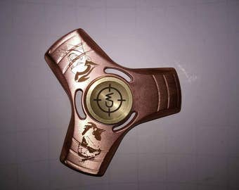 Custom Joker Themed Fidget Top / Finger Spinner Toy