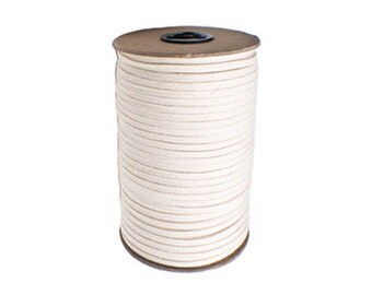Flat Natural Cotton Corset Lacing - By The Yard