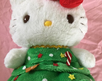 hello kitty christmas tree plush
