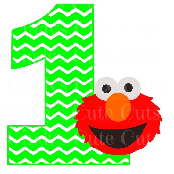 Download Chevron First Birthday Red Monster 1st 1 one Cuttable, dxf ...