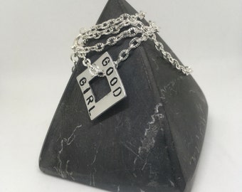 Good girl, good girl Necklace, ddlg, daddys girl, ddlg girl, BDSM necklace, BabyGirl necklace, my girl, owned, fifty shades of grey