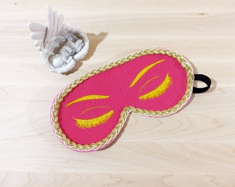 Breakfast at Tiffany's Eye Mask Holly Golightly Sleep Mask with Eyelashes Audrey Hepburn Night Mask for Girls