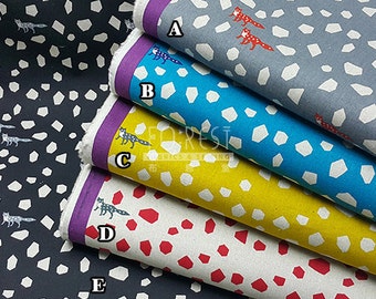 Echino 2017SS Fox Stone cotton linen Japanese Fabric - 50cm