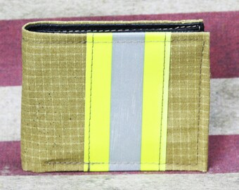 Firefighter Bi-Fold Repurposed Turn-out Gear Wallet