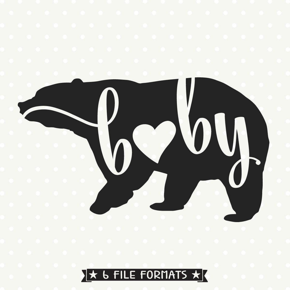 Download Family DXF file Baby Bear svg file Bear silhouette file