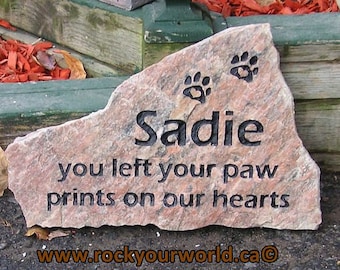 Medium Pet Memorial Stone (Grave Stone / Marker)