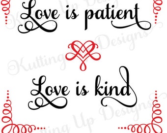 Free Free 331 Love Is Patient Svg Free SVG PNG EPS DXF File