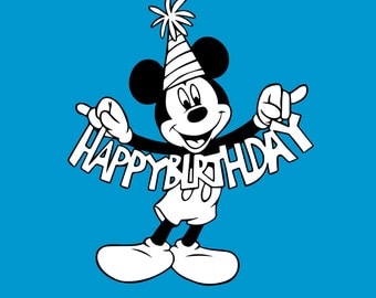 Download Mickey birthday svg | Etsy