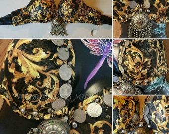 tribal belly dance bra