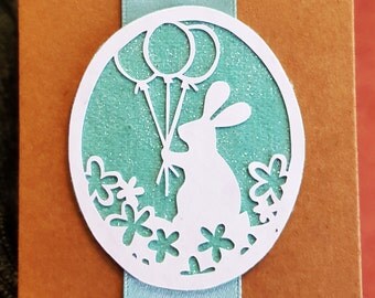 Rabbit papercut | Etsy