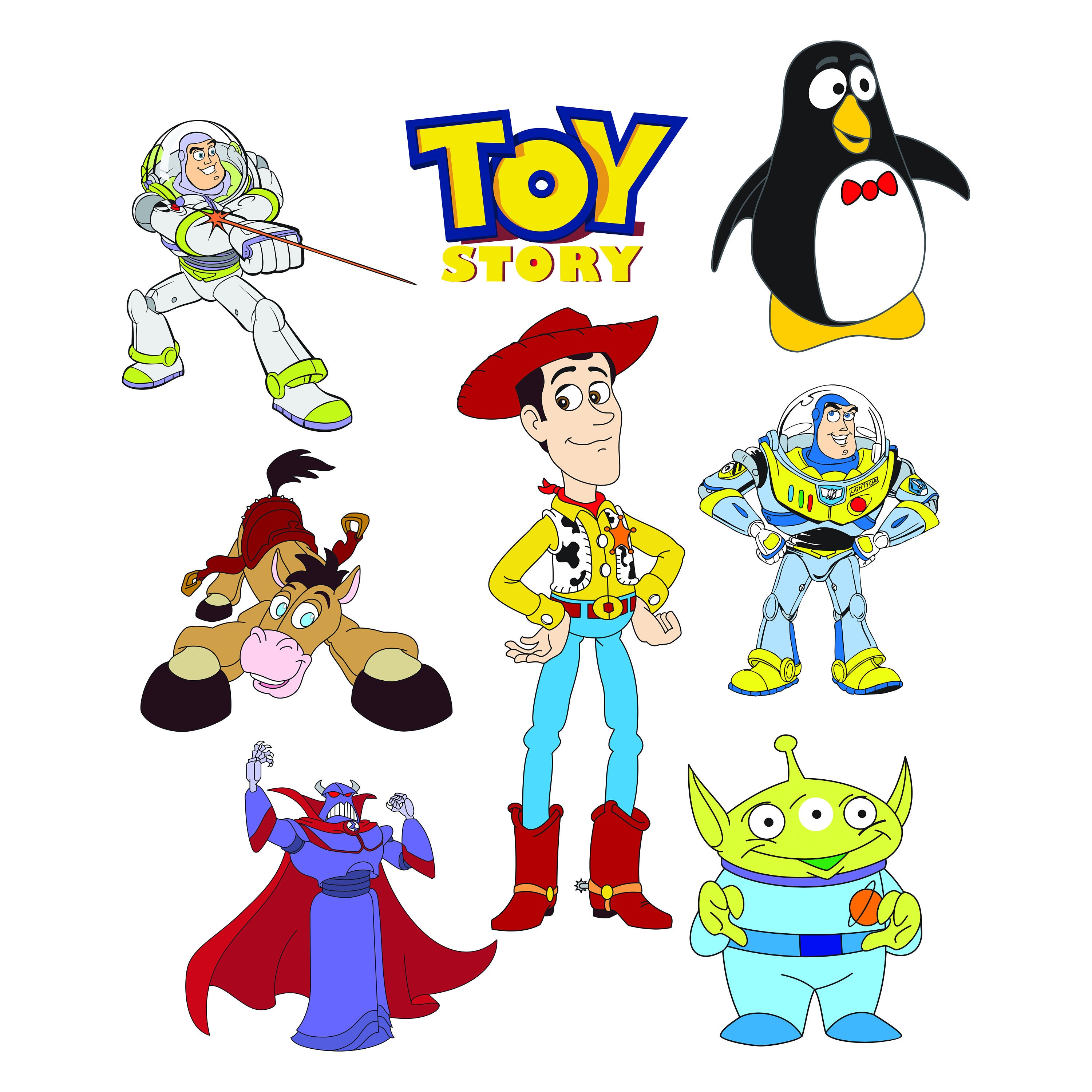 Toy Story Svg Bundle Toy Story Clipart Toy Story Friends Svg Disney ...